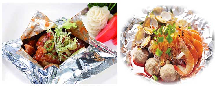 How exactly does aluminium foil work to keep food warm? Is there any harm?, by Mapleleaf